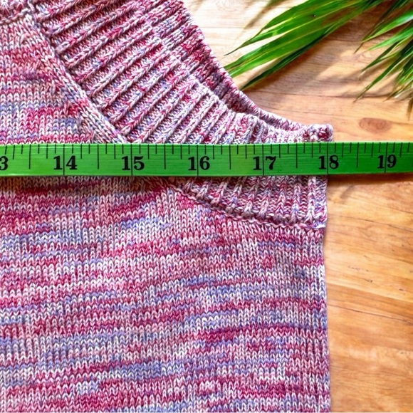 LOFT Multicolor Knit Tank Top - Size Large - Picture 8 of 13